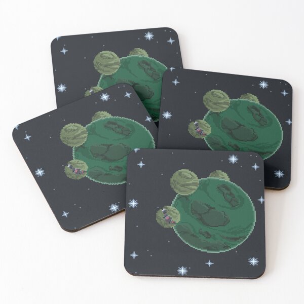 Item preview, Pixel Art Green Planet designed and sold by PixelCarvel.