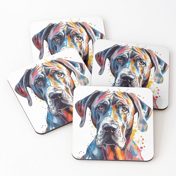 Item preview, Majestic Hounds Realistic Great Dane Photography – Large, Loyal Canines in Minimalistic Studio artworks. great for Pet Owners who Cherish their Gentle Companions. designed and sold by DooodleGod.