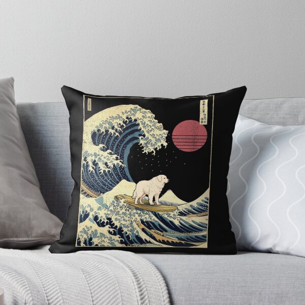 Item preview, Kuvasz Kanagawa Japanese Surfing Wave designed and sold by rafaeltto.