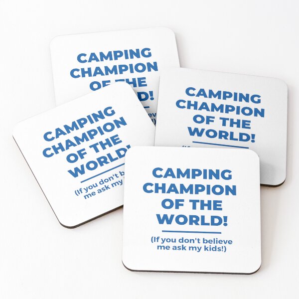 Item preview, Camping champion of the world, happy fathers day designed and sold by NorthernSnappy.