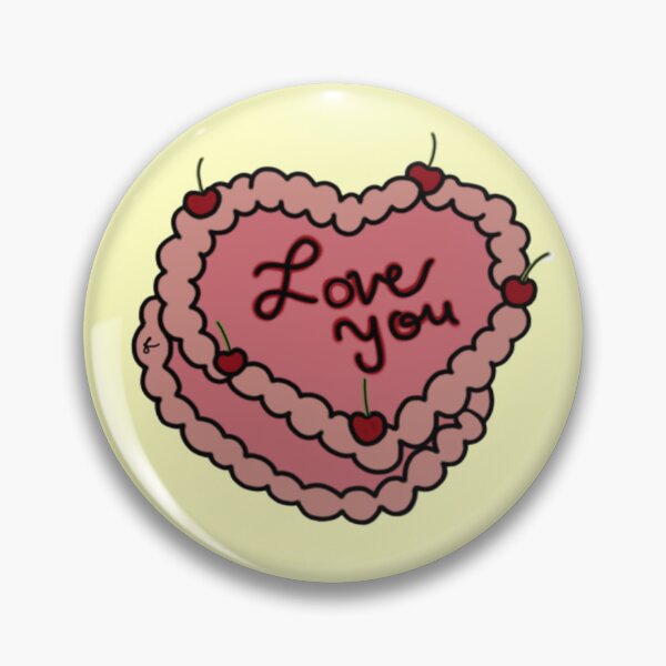Item preview, 'love you' cake designed and sold by heartbyjes.