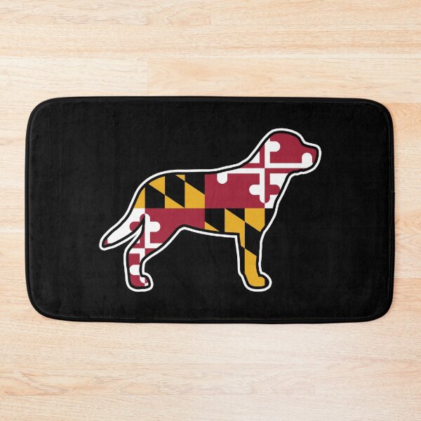 Item preview, Greater Swiss Mountain Dog Silhouette with Maryland Flag designed and sold by Jenn Inashvili.