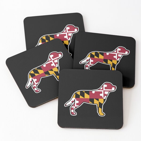 Item preview, Greater Swiss Mountain Dog Silhouette with Maryland Flag designed and sold by Jenn Inashvili.