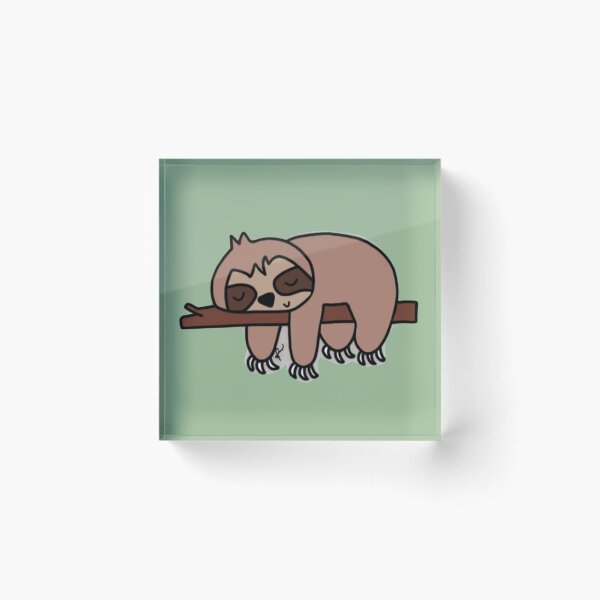 Item preview, sleeping sloth designed and sold by heartbyjes.
