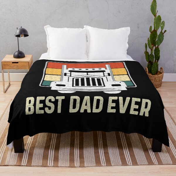 Item preview, Best Dad Ever Flag Truck Dad Trucker Dad Best Trucking Dad Vintage designed and sold by PatternFariss.
