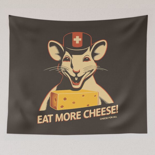 Item preview, RATS (1-clean) - EAT MORE CHEESE! designed and sold by atzek.