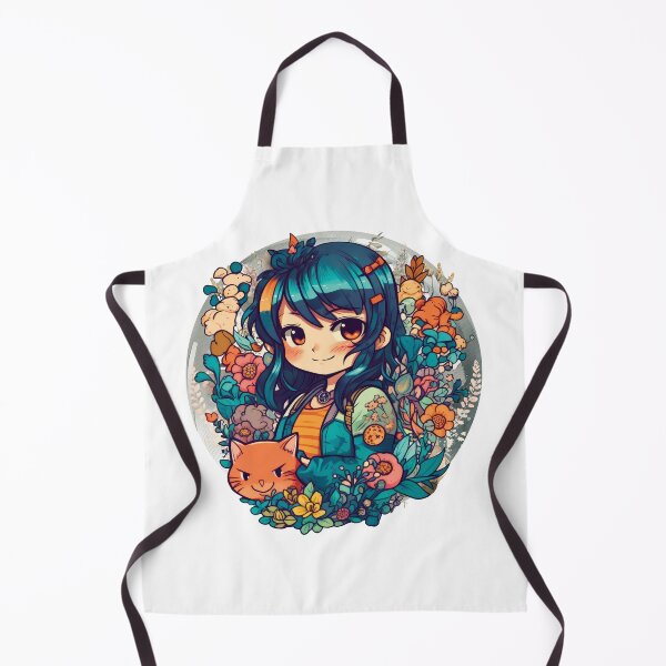 Item preview, DaisySprout: Where Whiskers Blossom with Delightful Charm designed and sold by Chibi Cat Art Corner.