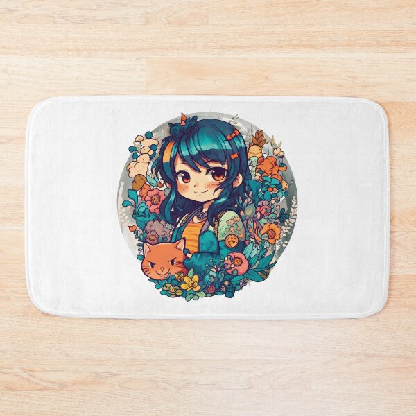Item preview, DaisySprout: Where Whiskers Blossom with Delightful Charm designed and sold by Chibi Cat Art Corner.