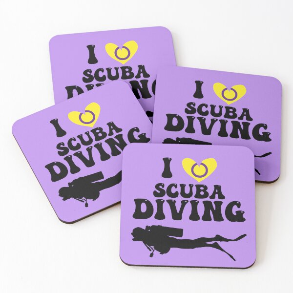 Item preview, I Heart Scuba: Intersex Pride (Black) designed and sold by Zia Frazier.