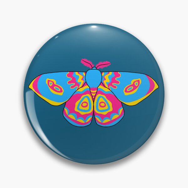 Item preview, Pansexual Pride Moth  designed and sold by Fave101.