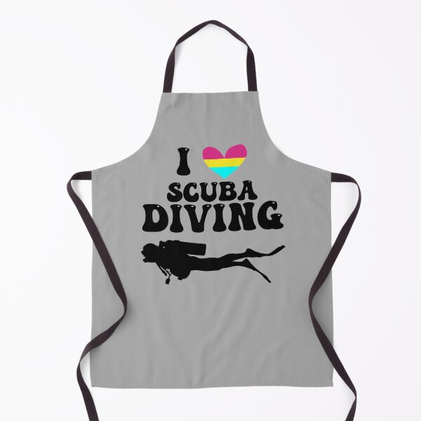 Item preview, I Heart Scuba: Pansexual Pride (Black) designed and sold by Zia Frazier.