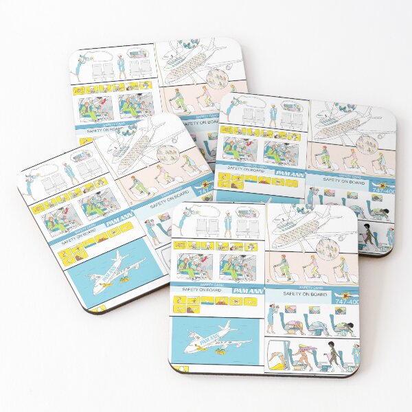 Item preview, PAM ANN IN-FLIGHT SAFETY CARD designed and sold by HRHPAMANN.