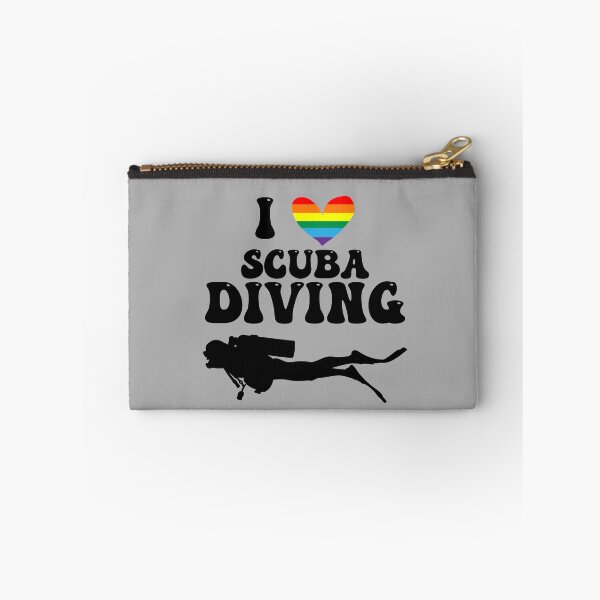 Item preview, I Heart Scuba: Gay Pride (Black) designed and sold by Zia Frazier.