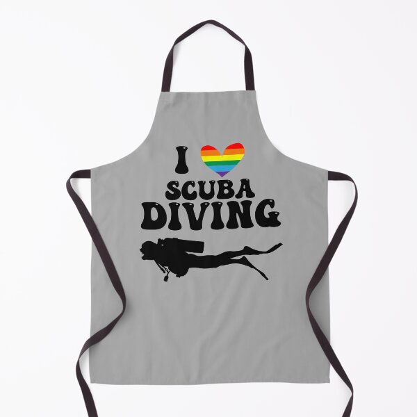 Item preview, I Heart Scuba: Gay Pride (Black) designed and sold by Zia Frazier.