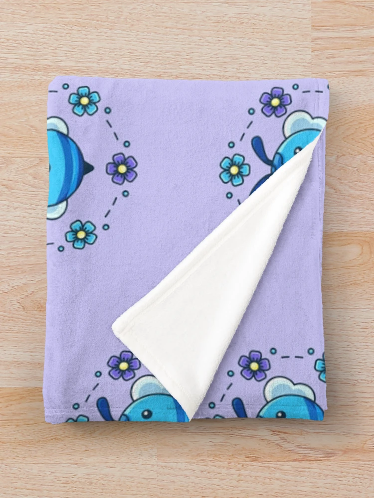 Thumbnail 3 of 6, Throw Blanket, Blue Bees designed and sold by ReeReeDesigns.