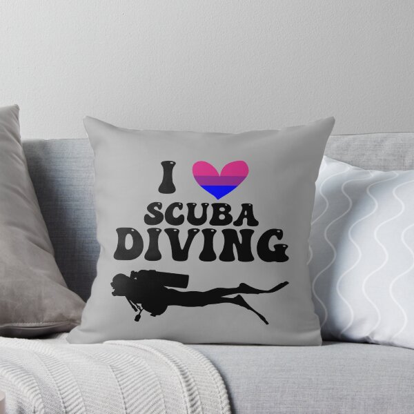 Item preview, I Heart Scuba: Bisexual Pride (Black) designed and sold by Zia Frazier.