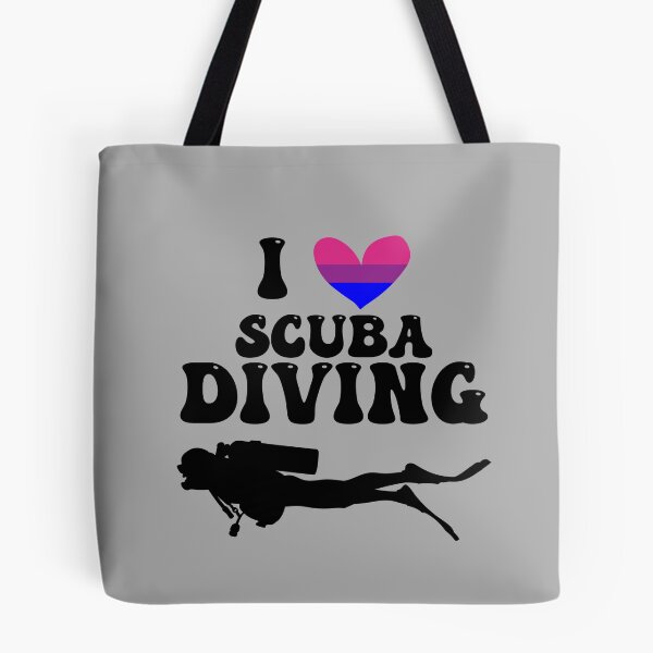 Item preview, I Heart Scuba: Bisexual Pride (Black) designed and sold by Zia Frazier.