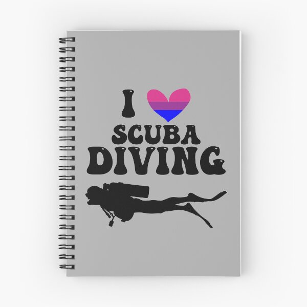 Item preview, I Heart Scuba: Bisexual Pride (Black) designed and sold by Zia Frazier.