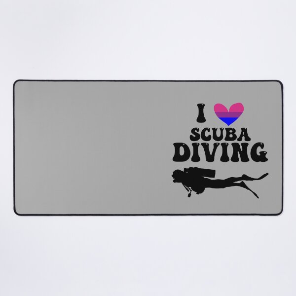 Item preview, I Heart Scuba: Bisexual Pride (Black) designed and sold by Zia Frazier.