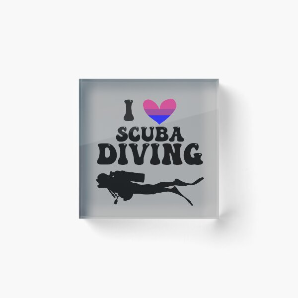Item preview, I Heart Scuba: Bisexual Pride (Black) designed and sold by Zia Frazier.