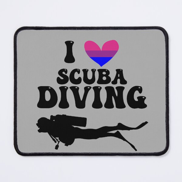 Item preview, I Heart Scuba: Bisexual Pride (Black) designed and sold by Zia Frazier.