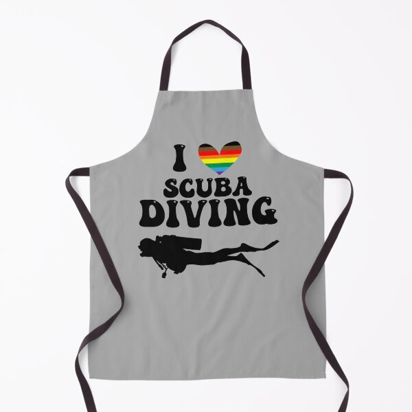 Item preview, I Heart Scuba: QPoC Pride (Black) designed and sold by Zia Frazier.