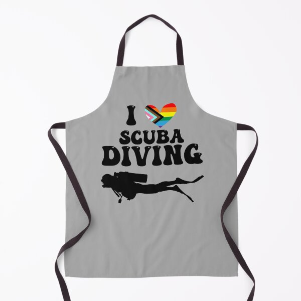 Item preview, I Heart Scuba: Queer Pride (Black) designed and sold by Zia Frazier.