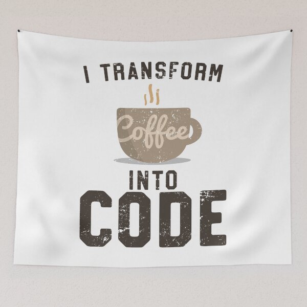 Item preview, I Transform Coffee Into Code Hot Cup Programmer  designed and sold by 14thFloor.