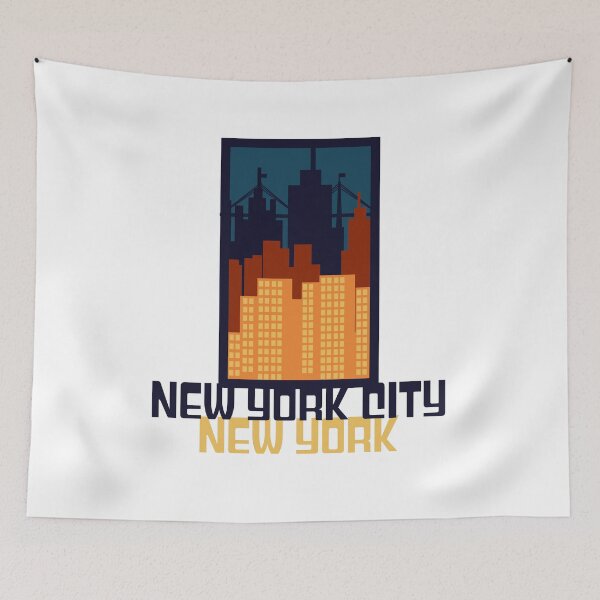 Item preview, New York City Skyline designed and sold by Clever City Creations | where beyond apparel.