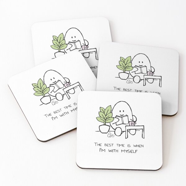 Item preview, The best time is when I'm with myself  designed and sold by Petope  Ilustra.