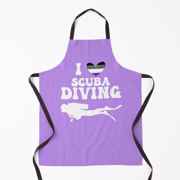 Item preview, I Heart Scuba: Asexual Pride (White) designed and sold by Zia Frazier.