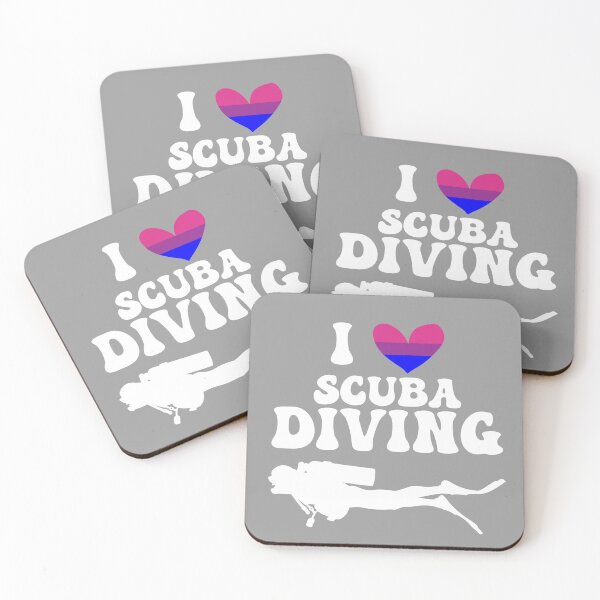 Item preview, I Heart Scuba: Bisexual Pride (White) designed and sold by Zia Frazier.