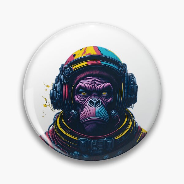 Item preview, THE PRIMATE ASTRONAUT designed and sold by ArtOnCloth.