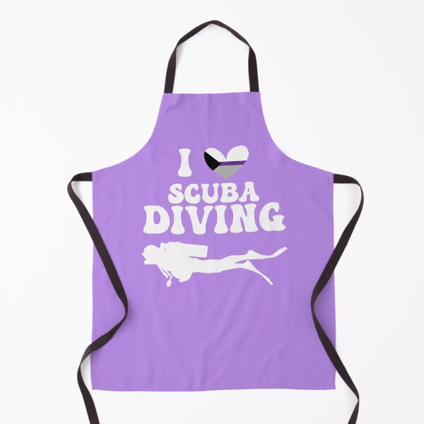 Item preview, I Heart Scuba: Demisexual Pride (White) designed and sold by Zia Frazier.