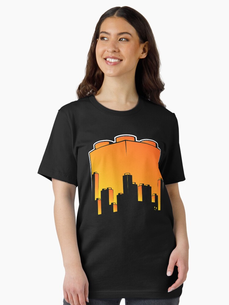 Thumbnail 2 of 7, Essential T-Shirt, BrickCity Sunset designed and sold by futuristicvlad.
