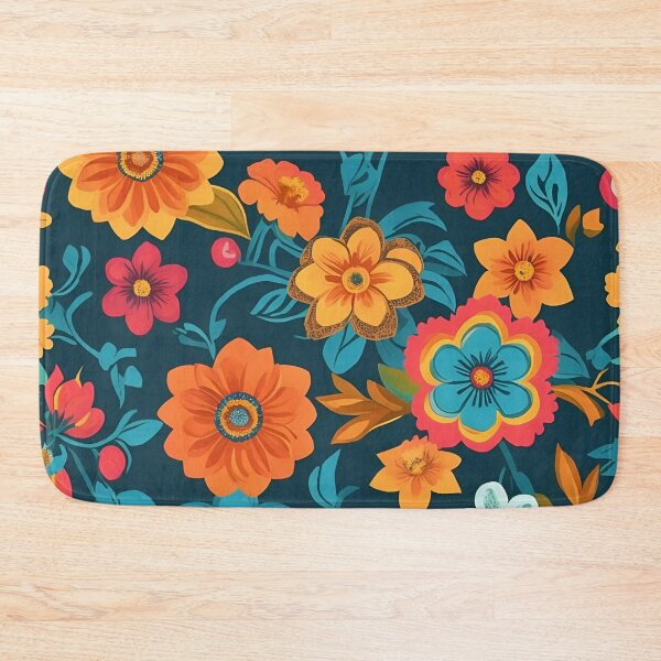 Item preview, Groovy Blooms Embracing the Retro Vibe of 70s Flower Patterns designed and sold by Tamas Das.