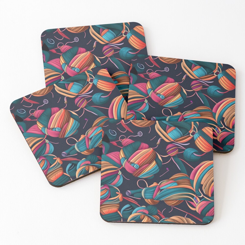Item preview, Coasters (Set of 4) designed and sold by CheesyTees.