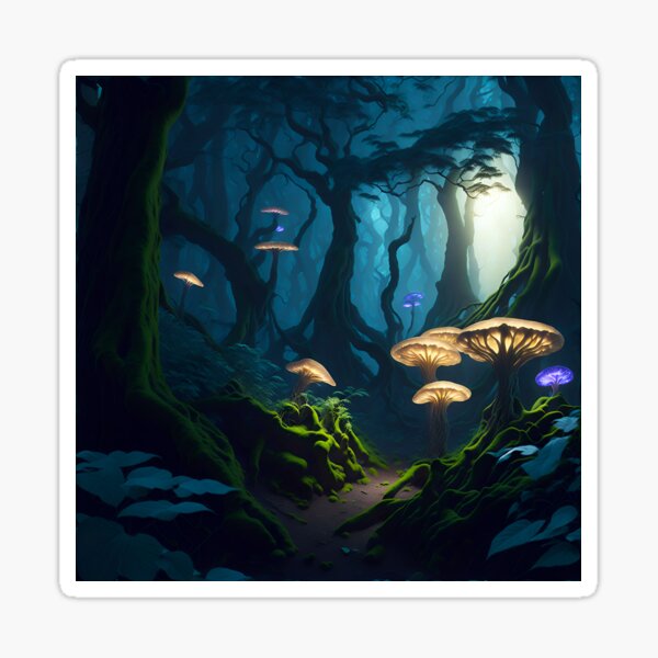 Item preview, Fantasy Forest Art designed and sold by ZenStickConcept.