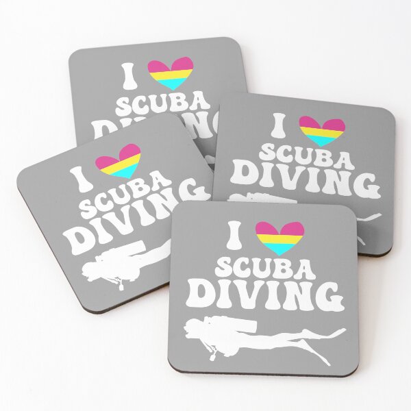 Item preview, I Heart Scuba: Pansexual Pride (White) designed and sold by Zia Frazier.