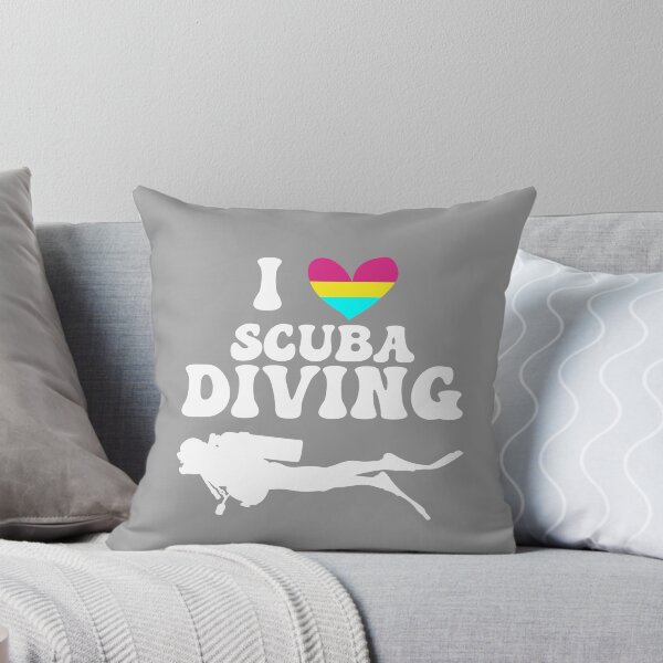 Item preview, I Heart Scuba: Pansexual Pride (White) designed and sold by Zia Frazier.