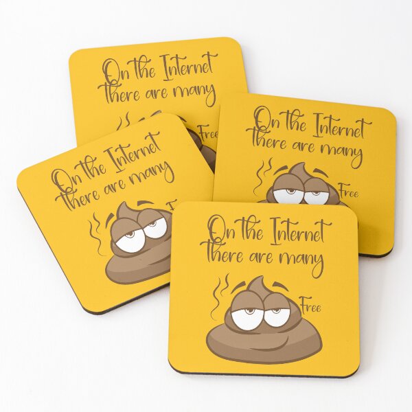 Item preview, There's a lot of free poop on the internet. designed and sold by Elnica.