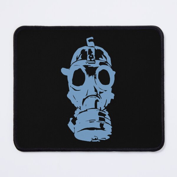 Item preview, Gas Mask Cerulean Frost Blue designed and sold by Ninjakandy.