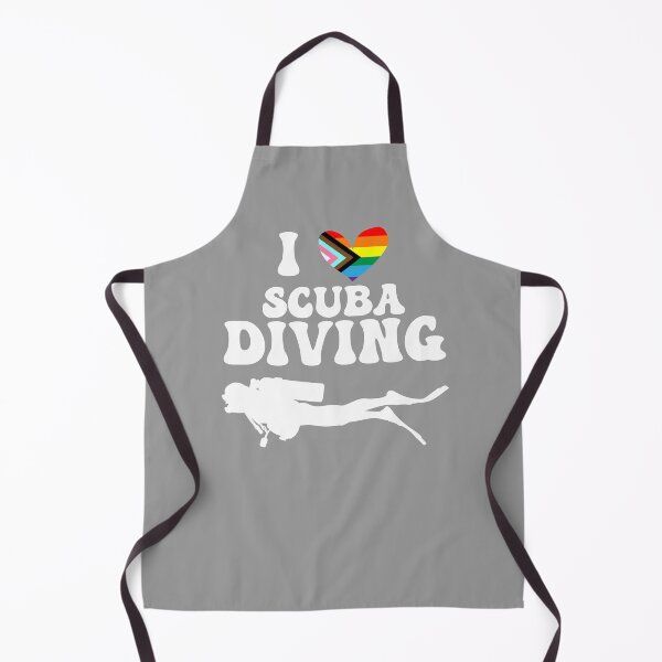 Item preview, I Heart Scuba: Queer Pride (White) designed and sold by Zia Frazier.