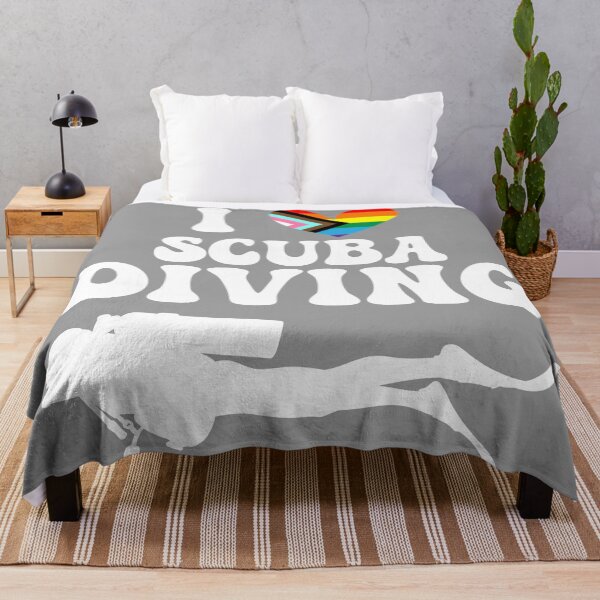 Item preview, I Heart Scuba: Queer Pride (White) designed and sold by Zia Frazier.