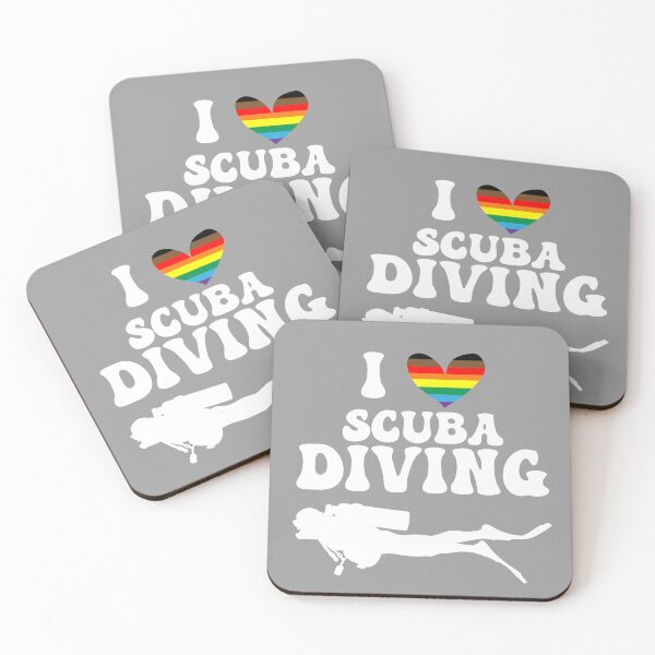 Item preview, I Heart Scuba: QPoC Pride (White) designed and sold by Zia Frazier.