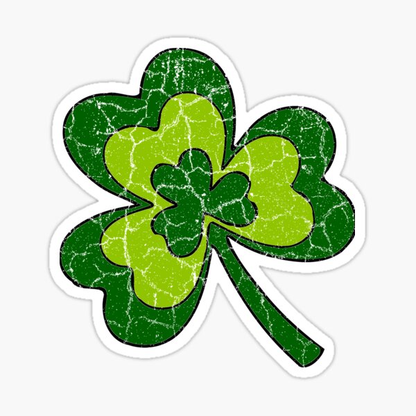 Shamrock Clover for St. Patrick's Day Sticker
