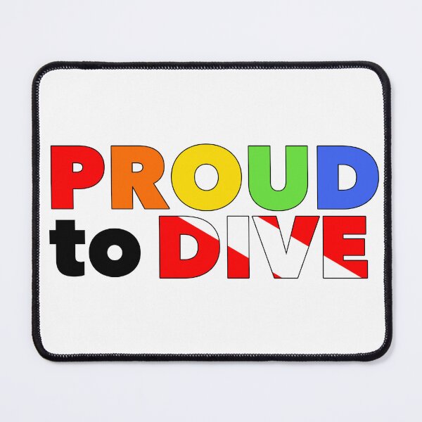 Item preview, Proud to dive designed and sold by Scuba-Div3r.