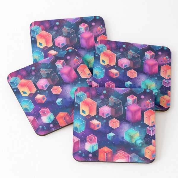 Item preview, Abstract Cosmos - Geometric Outer Space Designs designed and sold by AdventureCanvas.