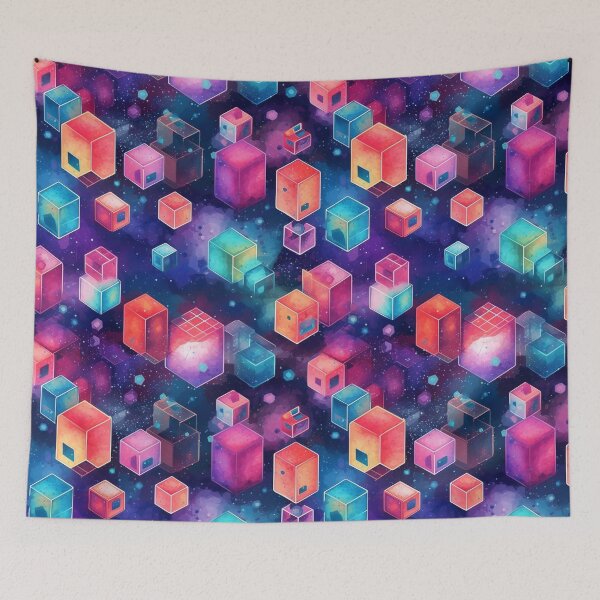 Item preview, Abstract Cosmos - Geometric Outer Space Designs designed and sold by AdventureCanvas.