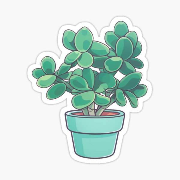 Flower pot, tiny planter, kiss cut, cute little stickers  Sticker